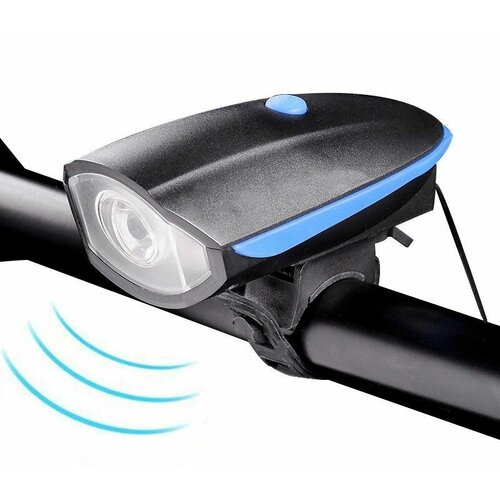 Фонарь велосипедный передний usb с сигналом фонарик велосипедный всадник bz 935 солнечная панель звук сигнал