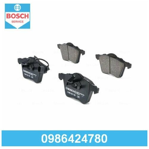 Колодки тормозные дисковые, комплект Bosch 0986424780