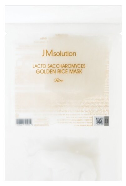 JM Solution Рисовая маска с золотом и лактобактериями Lacto Saccharomyces Golden Rice Mask Rice, 30 мл