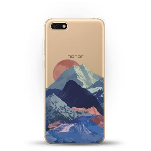 фото Силиконовый чехол горы на huawei y5 prime (2018) andy & paul