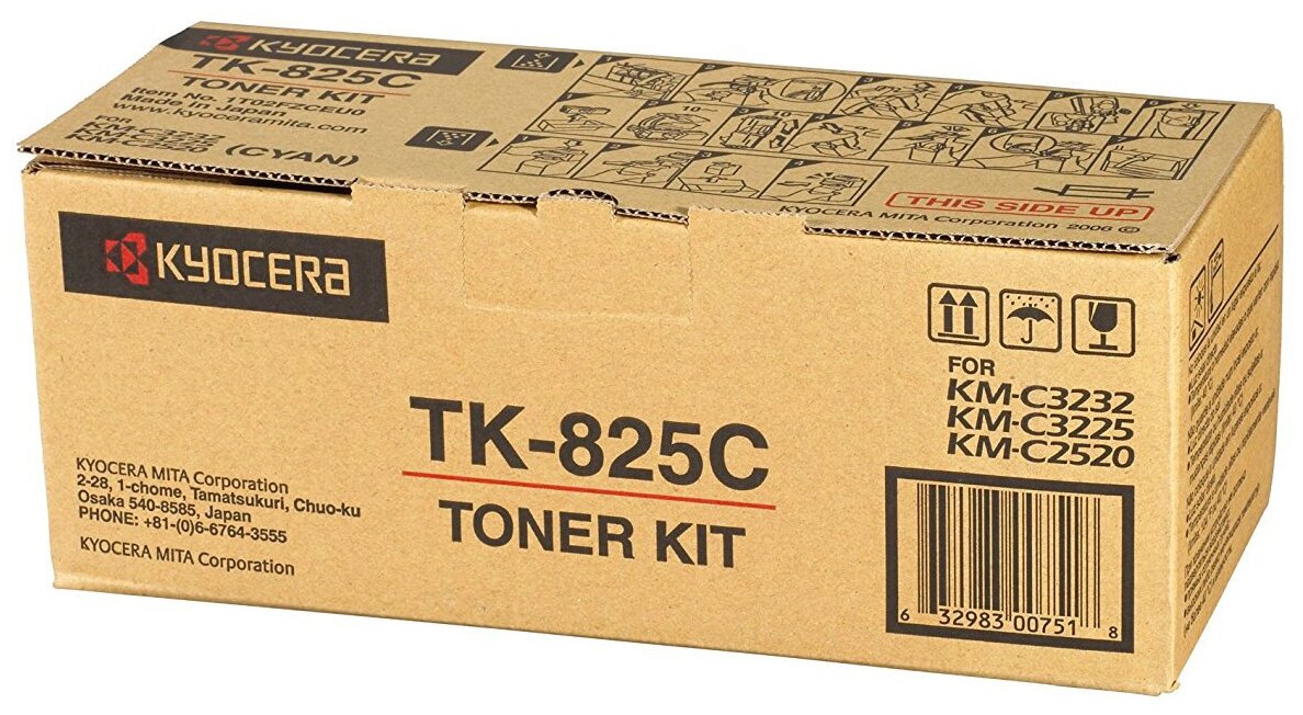 Картридж Kyocera Mita TK 825С