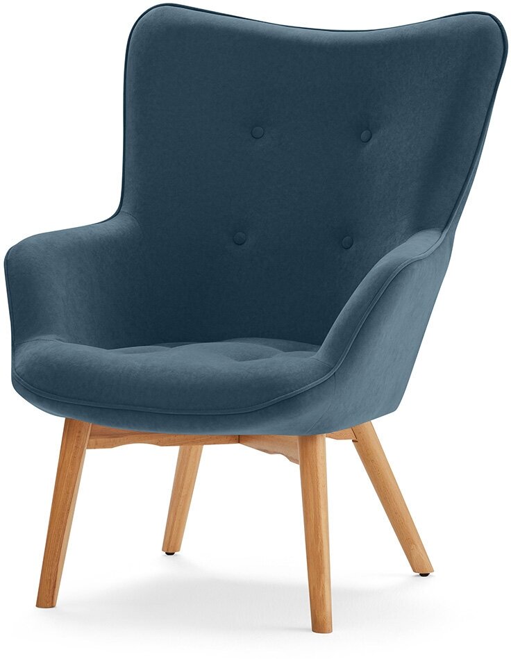 Кресло SCANDICA Сканди Деймос, 72х99х81 см, цвет синий