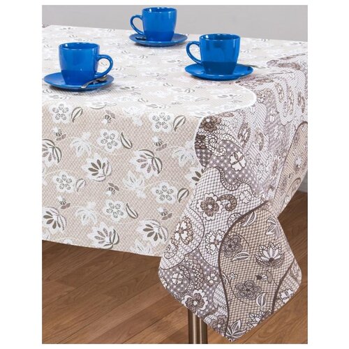 фото Скатерть из рогожки "арт дизайн"; пастель; размер 150 х 150 артдизайн