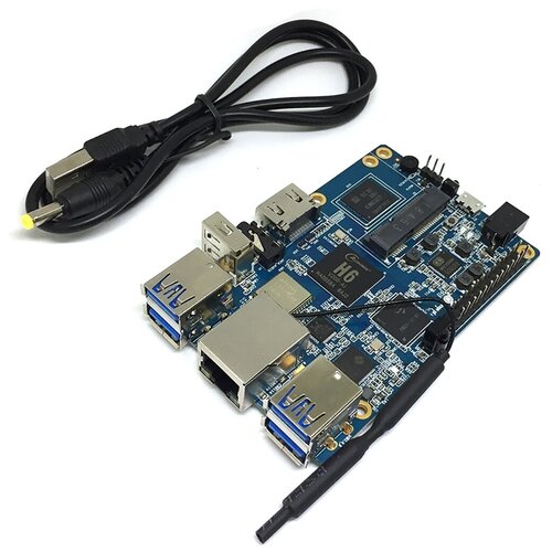 for orange pi pc 1gb h3 quad core support android ubuntu debian image single board computer Микрокомпьютер Orange PI 3 2Gb + 8Gb EMMC, Android 7, с кабелем питания