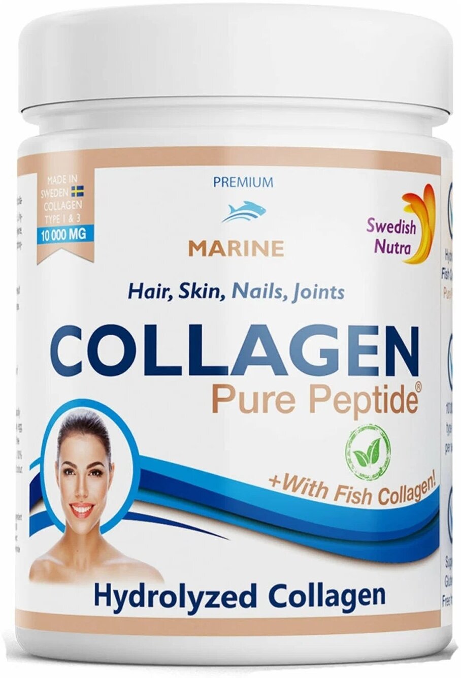 Collagen Pure Peptide пор., 300 мл, 300 г, ягодный