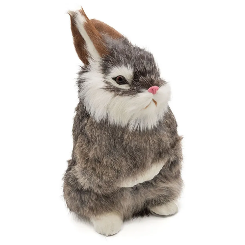Фигурка Кролик, из натурального меха