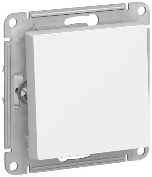 SE AtlasDesign Бел Выключатель с самовозвратом, сх.1, 10АХ, механизм