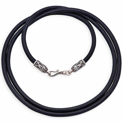 Шнур Деревцов, серебро, 925 проба, чернение, длина 45 см, средний вес 2.77 г