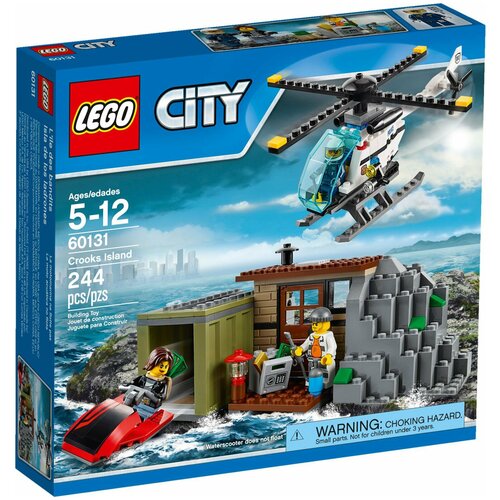 Конструктор LEGO City 60131 Остров мошенников, 244 дет. конструктор lego city 60130 тюремный остров 754 дет