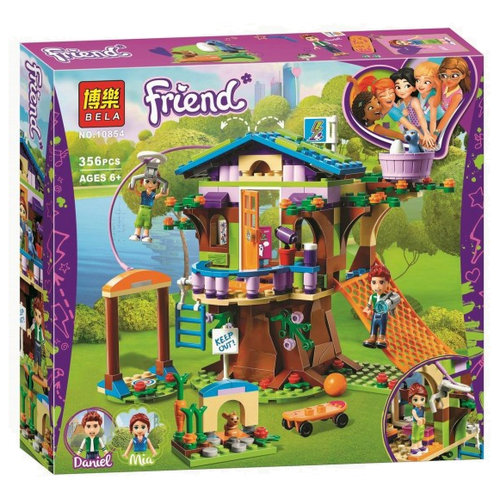 Конструктор Lari (Bela) Friends 10854 Домик Мии на дереве, 356 дет. lego friends конструктор домик мии на дереве 41335