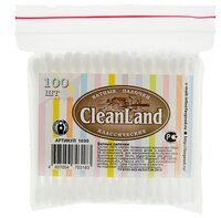 Ватные палочки Cleanland классические 200 шт. пакет