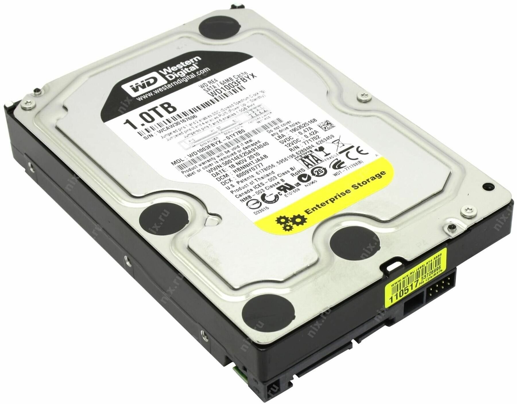 Внутренний жесткий диск Western Digital Black WD1003FBYX