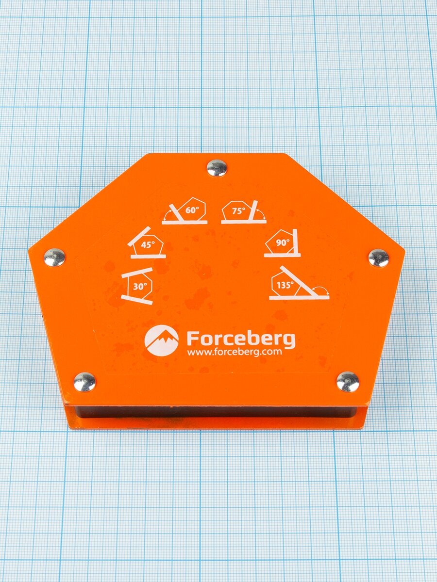магнитный держатель для сварки для 6-ти углов, макс. усилие 34 кг, forceberg 9-4014534 - фото №8