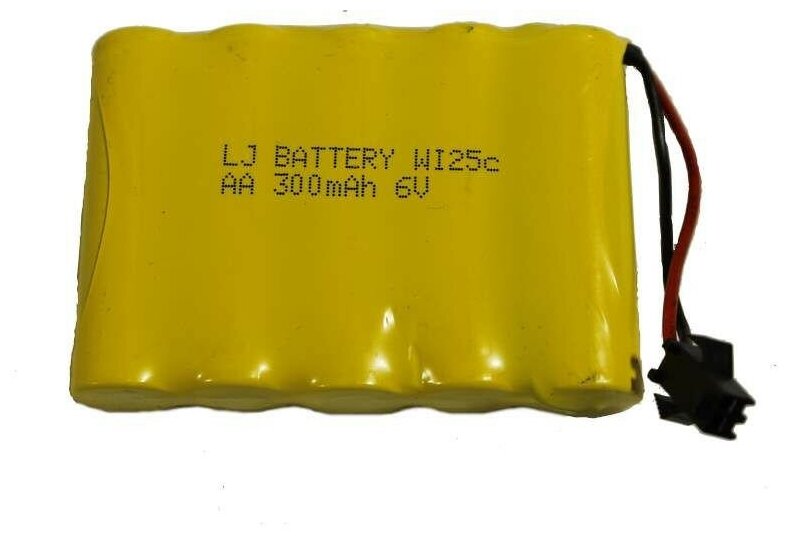 Аккумулятор Ni-Cd 300mAh, 6V, SM для Double Eagle E549-003, E712-003, E713-003