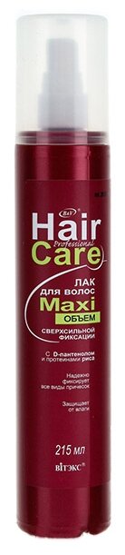 Витэкс Hair Care Лак для волос MAXIобъем Сверхсильн. фикс. 215мл