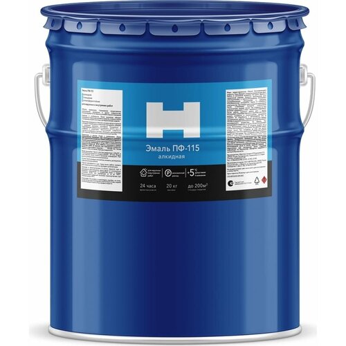 Эмаль HAMMERTON ПФ-115 серая, 20 кг 211420 241513