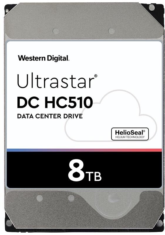 3.5" 8TB WD Ultrastar DC HC320 [HUS728T8TAL5204] SAS 12Gb/s, 7200rpm, 256MB, 0B36400, 512e, Bulk - фото №4