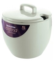 Сахарница Tescoma Crema 387154 с крышкой белая