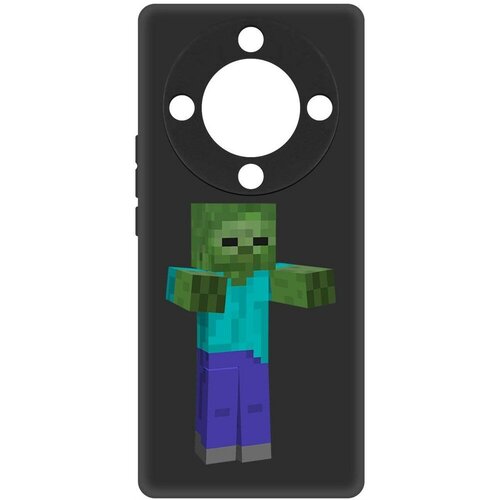 Чехол-накладка Krutoff Soft Case Minecraft-Гигант для Honor X9a черный чехол накладка krutoff soft case minecraft гигант для honor x30i черный