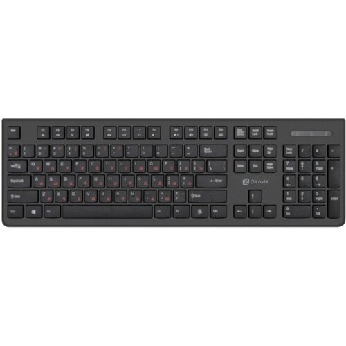 Клавиатура Oklick 505M USB slim цвет черный RU 146000₽
