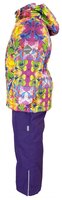 Комплект с брюками Huppa размер 146, dark lilac pattern/ dark lilac