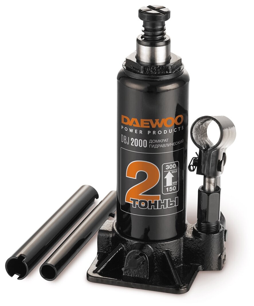 Домкрат бутылочный гидравлический Daewoo Power Products DBJ 2000
