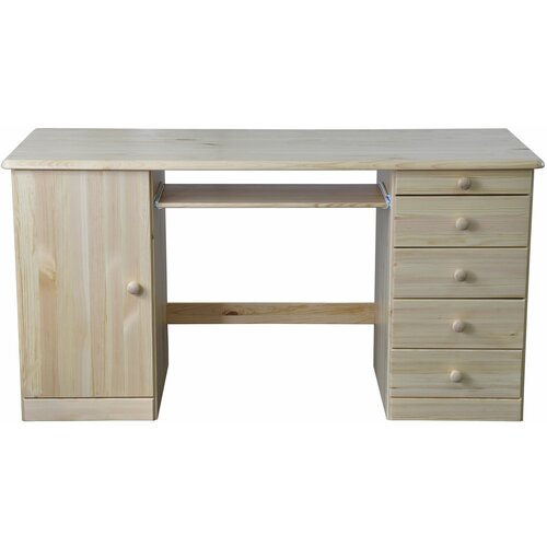 Стол компьютерный Вадим однодверный 5 ящиков бежевый универсальный 18300₽