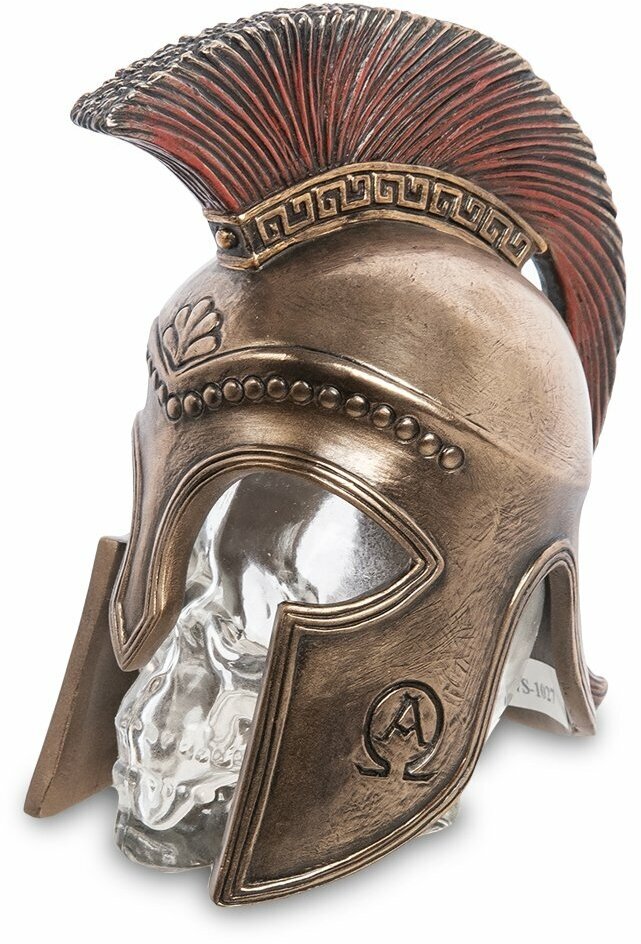 Флакон "Спартанский шлем на стеклянном черепе" WS-1027 Veronese 906350