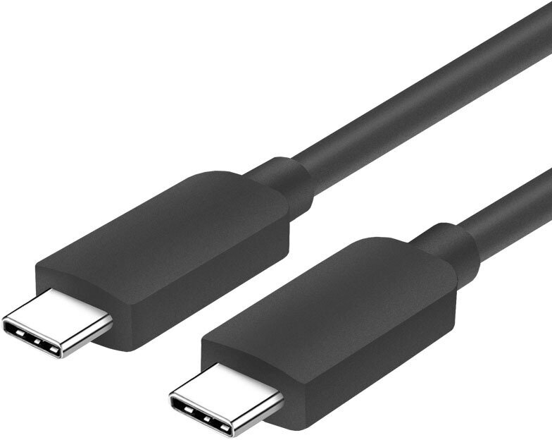 USB Type-C - USB Type-C, 0.5 м, черный