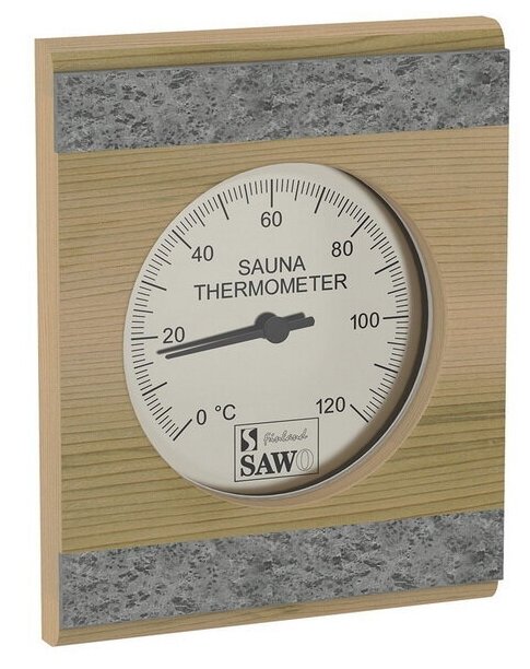 Термометр Sawo 280-TRD (кедр со вставками из камня)
