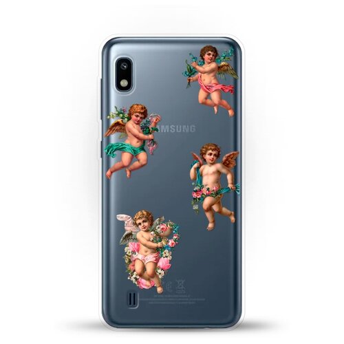 фото Силиконовый чехол ангелочки на samsung galaxy a10 andy & paul