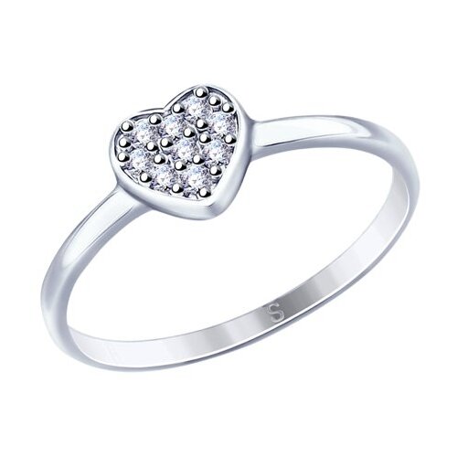 фото Sokolov кольцо из серебра 94012708, размер 15