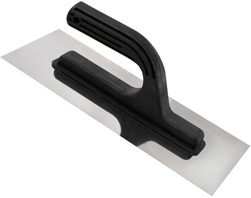 фото Гладилка плоская Hesler 270х130 мм для клея и штукатурки с пластиковой ручкой