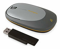 Беспроводная компактная мышь Kensington Ci75m Wireless Notebook Mouse Silver-Grey USB