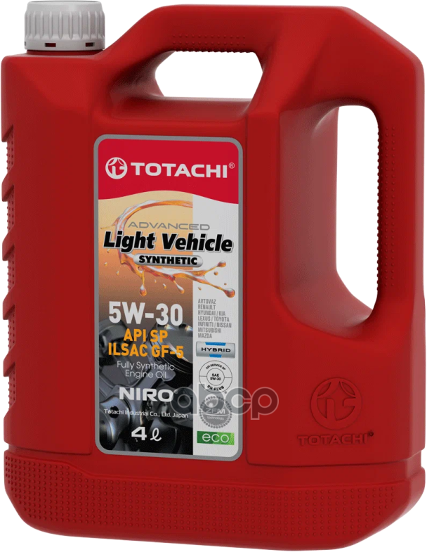 TOTACHI Масло Моторное Totachi Lv Синтетическое 5W-30 Sn+/Sn-Rc/Sp 4Л.