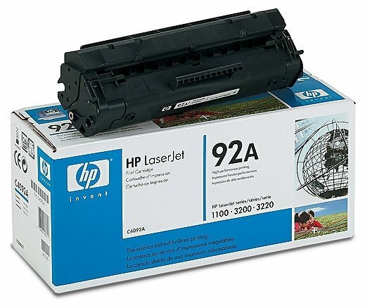 HP C4092A (92A) картридж черный (2500 стр.)