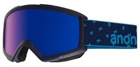 Маска ANON Helix 2.0 Goggle + Spare Lens Black/Silver Amber