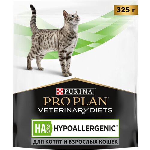 Сухой корм для кошек Pro Plan Veterinary Diets Hypoallergenic при пищевой непереносимости 325 г