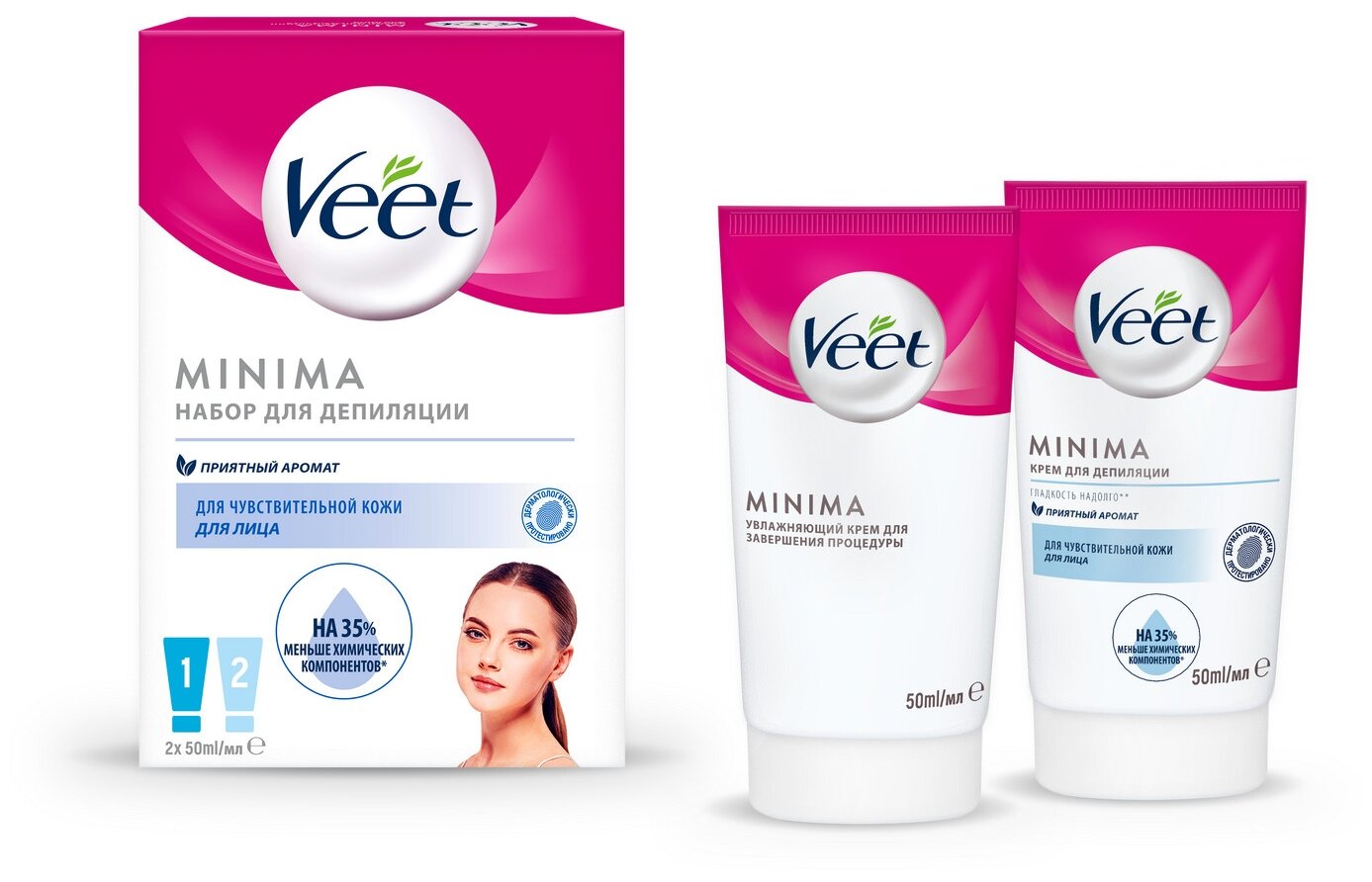 Veet Крем для депиляции+крем для завершения процедуры 100 мл