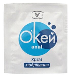 Крем-лубрикант Окей Anal в одноразовой упаковке - 4 гр. (37737)