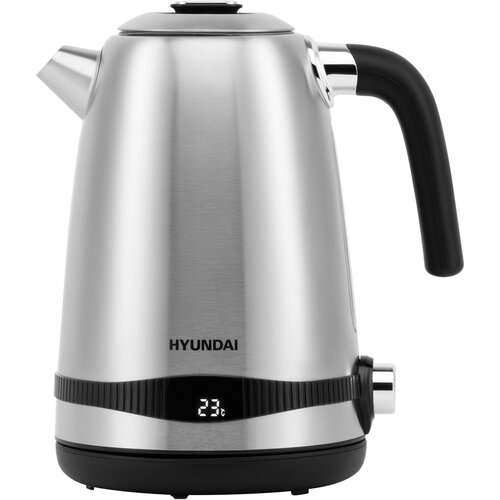 Чайник Hyundai HYK-S4801 17л 2200Вт серебристыйчерный корпус металл 420400₽