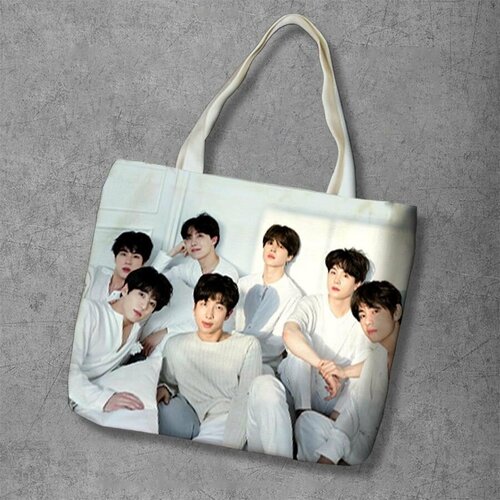 фото Сумка шоппер anime dakimakura, фактура рельефная, мультиколор