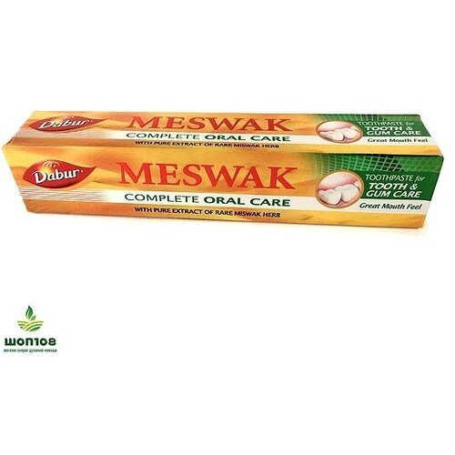 Зубная паста Meswak Дабур (Dabur) зубная паста dabur meswak 170 мл желтый