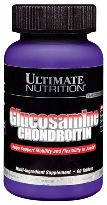 Препарат для укрепления связок и суставов Ultimate Nutrition Glucosamine Chondroitin (60 шт.)