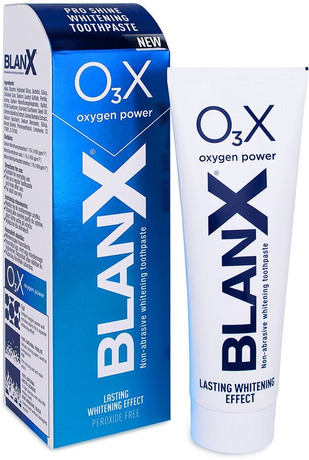 Зубная паста Blanx O₃X Professional с активным кислородом