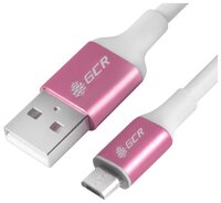 Кабель GreenConnect USB - microUSB (GCR-UA14) 0.5 м зеленый/черный