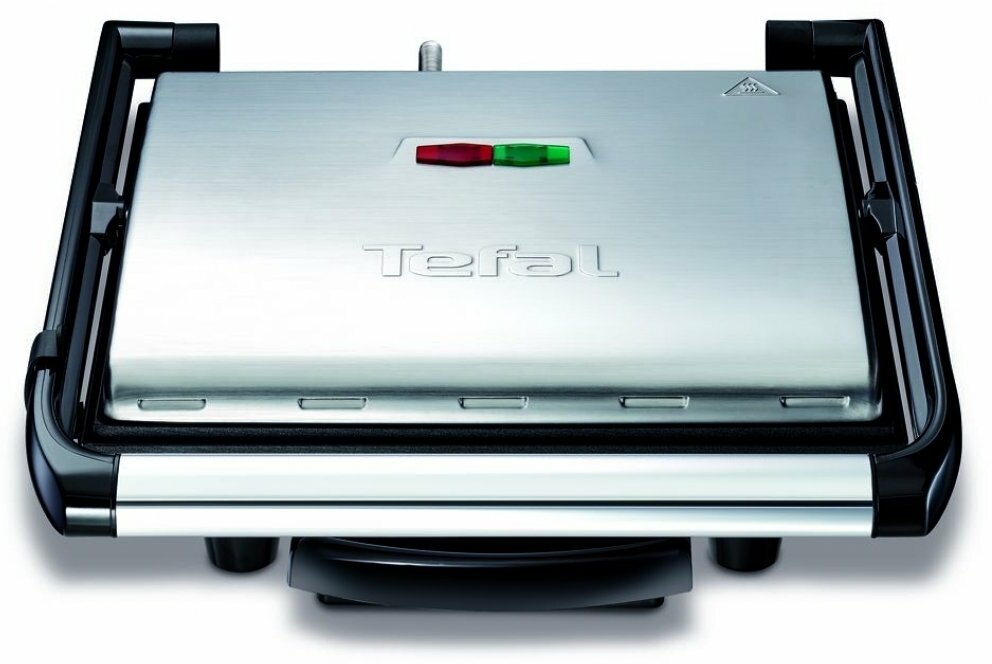 Электрогриль Tefal GC241D38 серебристый чёрный - фото №1