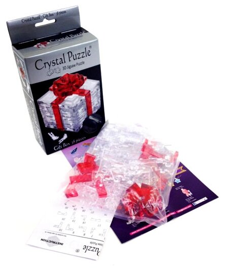 Головоломка 3D Crystal Puzzle Подарок цвет: прозрачный - фото №4