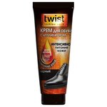 Twist Fashion care крем для обуви в тубе с аппликатором черный - изображение