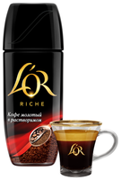 Кофе растворимый L'OR Riche с молотым кофе 95 г